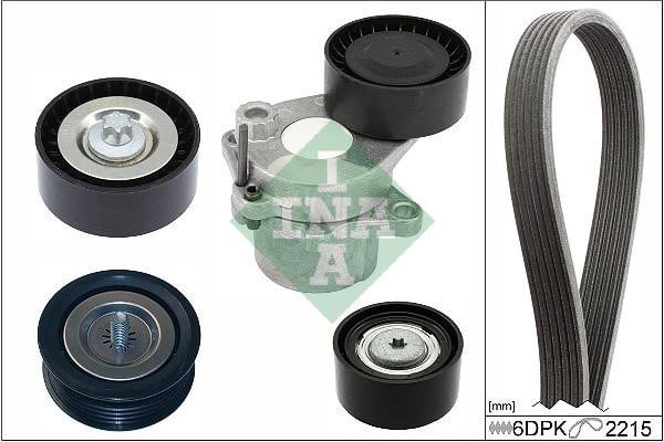 INA 529 0529 10 Drive belt kit 529052910: Buy near me in Poland at 2407.PL - Good price!