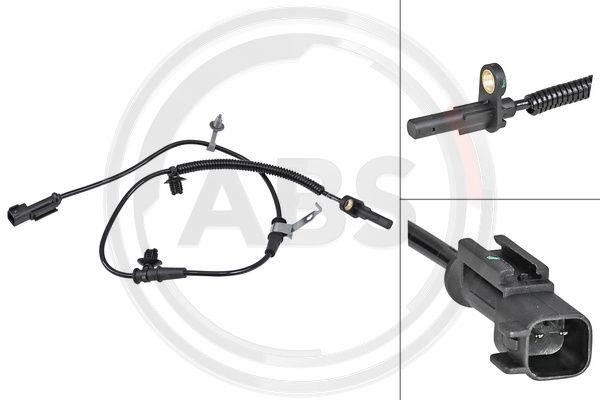 ABS 30168 Sensor, wheel speed 30168: Buy near me at 2407.PL in Poland at an Affordable price!