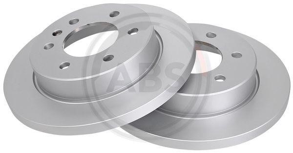 ABS 18787 Rear brake disc, non-ventilated 18787: Buy near me at 2407.PL in Poland at an Affordable price!