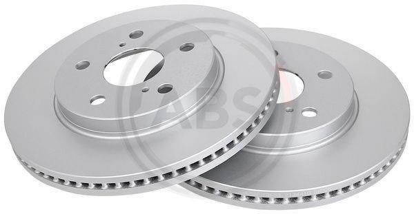 ABS 18792 Front brake disc ventilated 18792: Buy near me in Poland at 2407.PL - Good price!