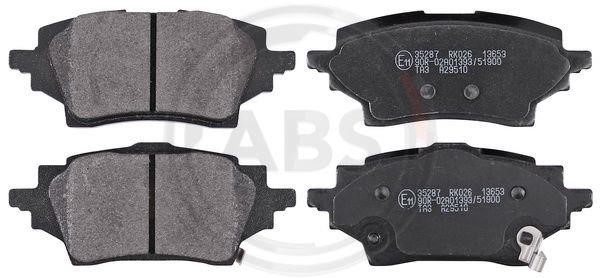 ABS 35287 Brake Pad Set, disc brake 35287: Buy near me in Poland at 2407.PL - Good price!