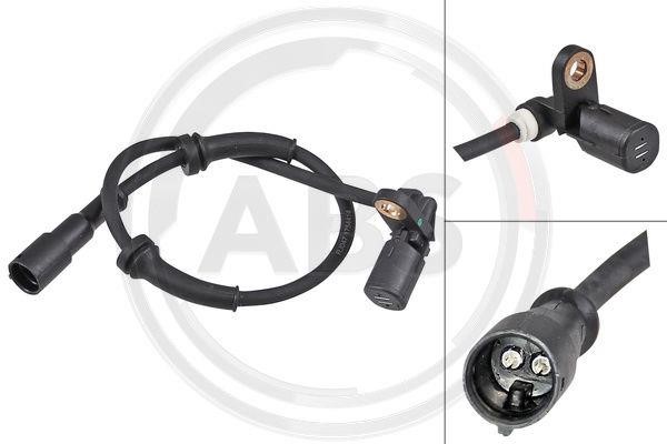 ABS 30206 Sensor, wheel speed 30206: Buy near me in Poland at 2407.PL - Good price!