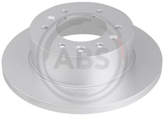 ABS 18749 Rear brake disc, non-ventilated 18749: Buy near me in Poland at 2407.PL - Good price!