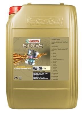 Castrol 15336A Engine oil Castrol EDGE Titanium FST 0W-40, 20L 15336A: Buy near me at 2407.PL in Poland at an Affordable price!
