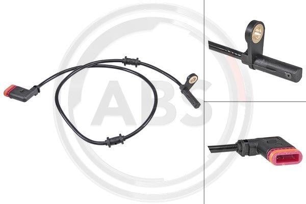 ABS 30837 Sensor, wheel speed 30837: Buy near me at 2407.PL in Poland at an Affordable price!