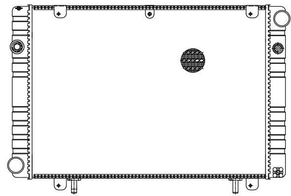 Luzar LRC 0324 Radiator, engine cooling LRC0324: Buy near me at 2407.PL in Poland at an Affordable price!