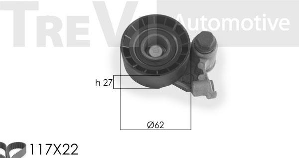 Trevi automotive KD1318 Комплект ремня ГРМ KD1318: Отличная цена - Купить в Польше на 2407.PL!