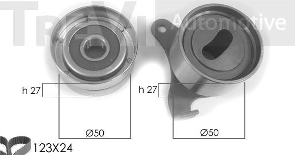 Trevi automotive KD1023 Timing Belt Kit KD1023: Buy near me in Poland at 2407.PL - Good price!