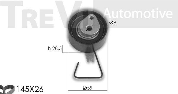 Trevi automotive KD1315 Timing Belt Kit KD1315: Buy near me in Poland at 2407.PL - Good price!