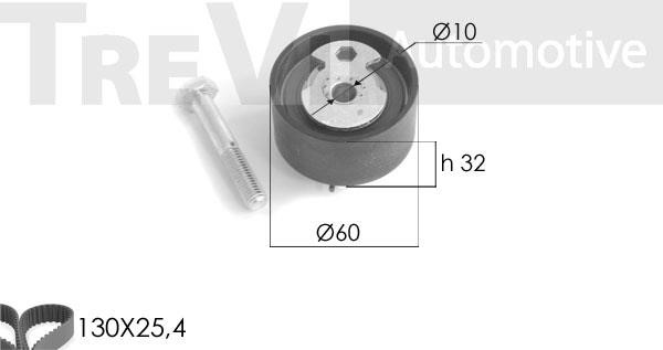 Trevi automotive KD1201 Timing Belt Kit KD1201: Buy near me in Poland at 2407.PL - Good price!