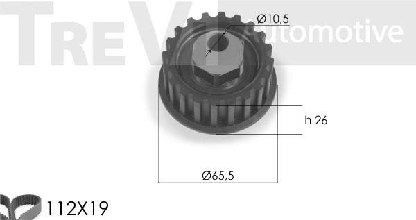 Trevi automotive KD1264 Timing Belt Kit KD1264: Buy near me in Poland at 2407.PL - Good price!