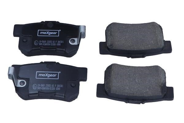 Maxgear 19-3669 Rear disc brake pads, set 193669: Buy near me at 2407.PL in Poland at an Affordable price!