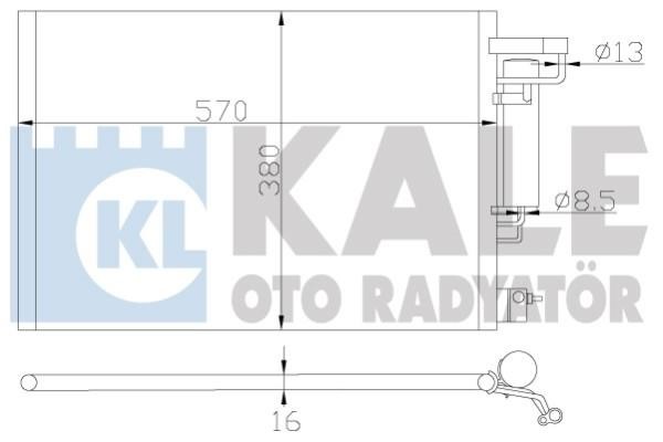 Kale Oto Radiator 342870 Kühlmodul 342870: Kaufen Sie zu einem guten Preis in Polen bei 2407.PL!