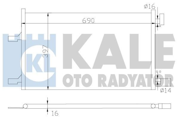 Kale Oto Radiator 385300 Радіатор кондиціонера (Конденсатор) 385300: Приваблива ціна - Купити у Польщі на 2407.PL!