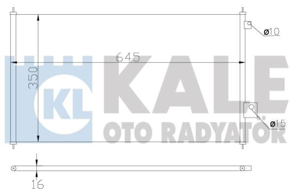 Kale Oto Radiator 380300 Радиатор кондиционера (Конденсатор) 380300: Отличная цена - Купить в Польше на 2407.PL!