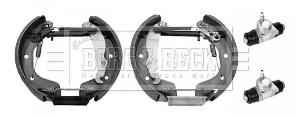 Borg & beck BBS1156K Колодки тормозные барабанные, комплект BBS1156K: Отличная цена - Купить в Польше на 2407.PL!
