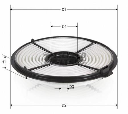 Tecneco AR127-J Air filter AR127J: Buy near me in Poland at 2407.PL - Good price!