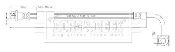 Borg & beck BBH8934 Przewód hamulcowy elastyczny BBH8934: Atrakcyjna cena w Polsce na 2407.PL - Zamów teraz!