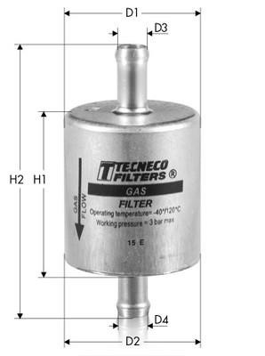 Tecneco GAS2 Fuel filter GAS2: Buy near me at 2407.PL in Poland at an Affordable price!
