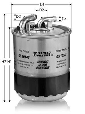 Tecneco GS10148 Fuel filter GS10148: Buy near me in Poland at 2407.PL - Good price!
