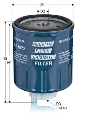Tecneco GS5672 Fuel filter GS5672: Buy near me in Poland at 2407.PL - Good price!