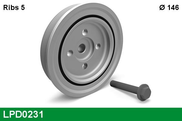 TRW LPD0231 Belt Pulley, crankshaft LPD0231: Buy near me at 2407.PL in Poland at an Affordable price!