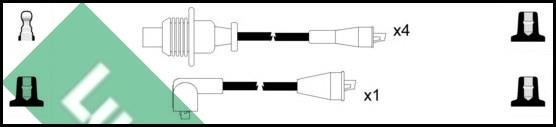 Lucas Electrical LUC4222 Przewody wysokiego napięcia, komplet LUC4222: Dobra cena w Polsce na 2407.PL - Kup Teraz!