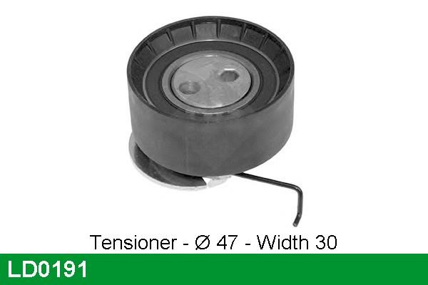 Lucas diesel LD0191 Tensioner pulley, timing belt LD0191: Buy near me in Poland at 2407.PL - Good price!