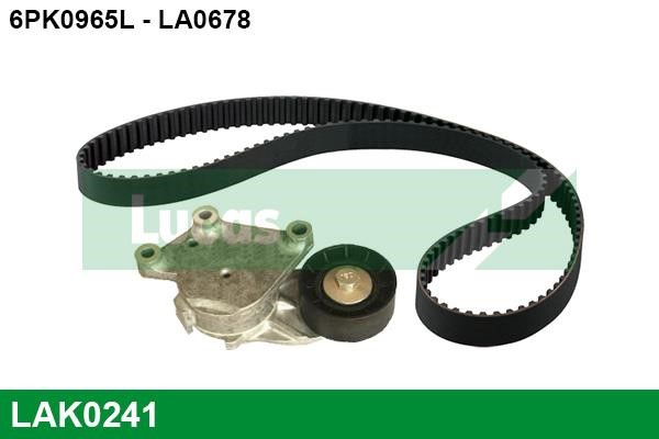 Lucas diesel LAK0241 Drive belt kit LAK0241: Buy near me in Poland at 2407.PL - Good price!