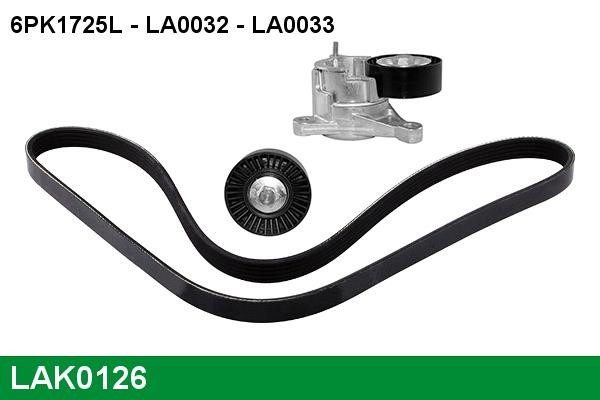 Lucas Electrical LAK0126 Комплект ременя генератора LAK0126: Приваблива ціна - Купити у Польщі на 2407.PL!