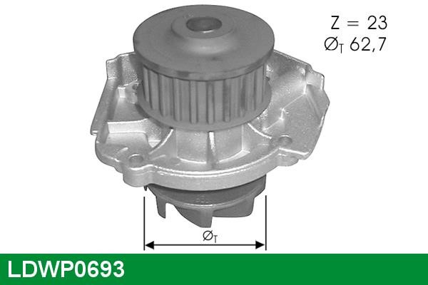 Lucas Electrical LDWP0693 Помпа водяная LDWP0693: Отличная цена - Купить в Польше на 2407.PL!