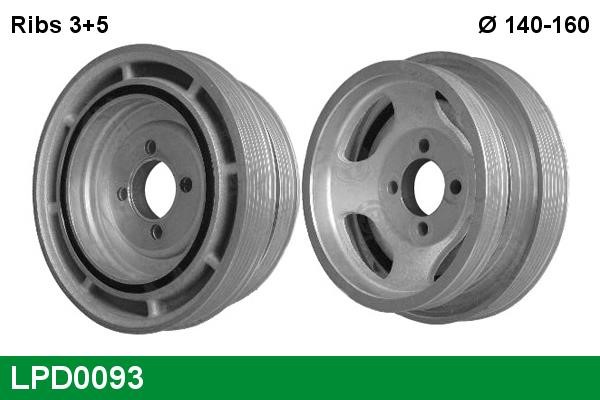 Lucas Electrical LPD0093 Belt Pulley, crankshaft LPD0093: Buy near me at 2407.PL in Poland at an Affordable price!