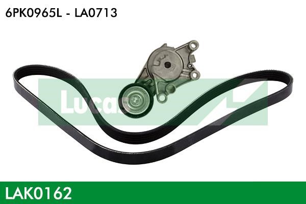 Lucas diesel LAK0162 Комплект ремня генератора LAK0162: Отличная цена - Купить в Польше на 2407.PL!