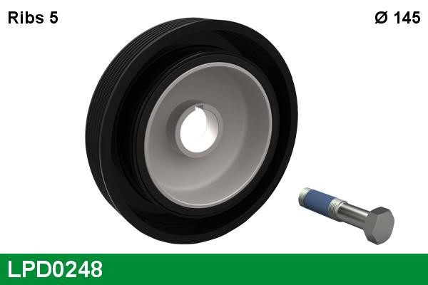 Lucas diesel LPD0248 Belt Pulley, crankshaft LPD0248: Buy near me at 2407.PL in Poland at an Affordable price!
