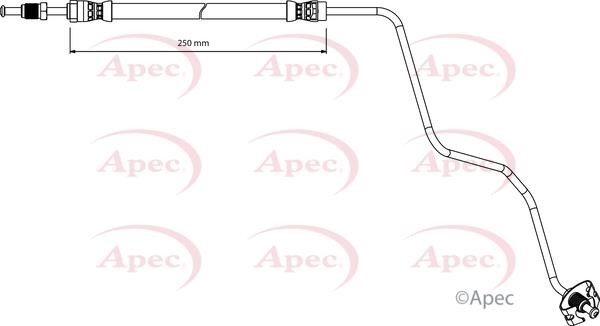 APEC braking HOS4244 Тормозной шланг HOS4244: Отличная цена - Купить в Польше на 2407.PL!