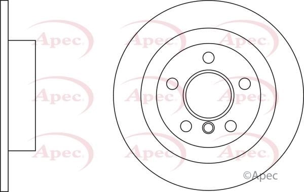 APEC braking DSK3206 Гальмівний диск DSK3206: Приваблива ціна - Купити у Польщі на 2407.PL!