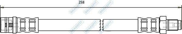 APEC braking BHO4116 Przewód hamulcowy elastyczny BHO4116: Dobra cena w Polsce na 2407.PL - Kup Teraz!