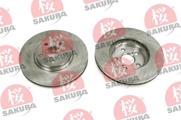 Sakura 604-20-3872 Front brake disc ventilated 604203872: Buy near me in Poland at 2407.PL - Good price!