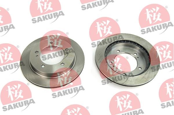 Sakura 604-80-7033 Front brake disc ventilated 604807033: Buy near me in Poland at 2407.PL - Good price!