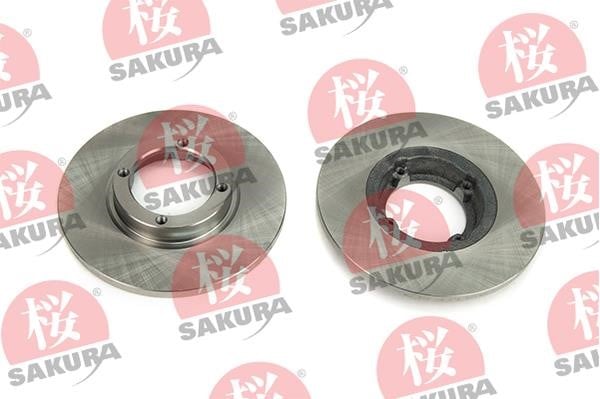 Sakura 604-00-8322 Unventilated front brake disc 604008322: Buy near me in Poland at 2407.PL - Good price!
