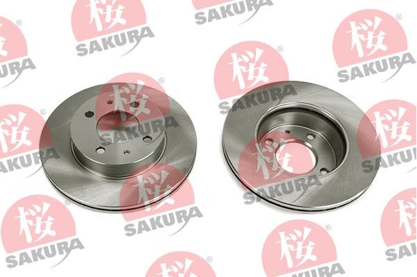 Sakura 604-05-4680 Front brake disc ventilated 604054680: Buy near me in Poland at 2407.PL - Good price!