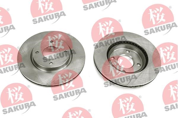 Sakura 604-10-4148 Front brake disc ventilated 604104148: Buy near me at 2407.PL in Poland at an Affordable price!