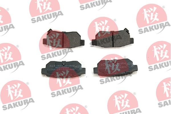 Sakura 601-40-6620 Тормозные колодки дисковые, комплект 601406620: Отличная цена - Купить в Польше на 2407.PL!