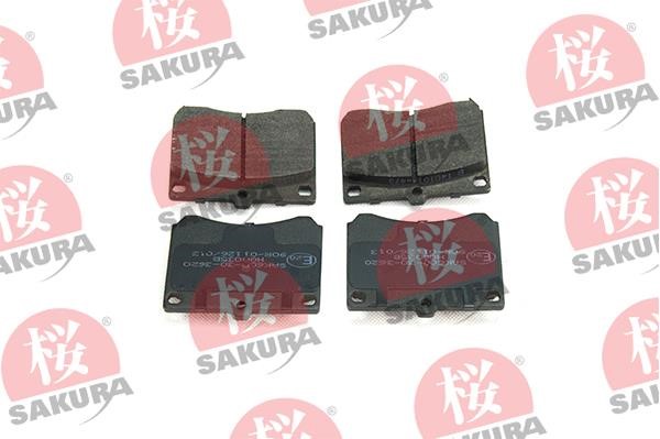 Sakura 600-30-3620 Brake Pad Set, disc brake 600303620: Buy near me in Poland at 2407.PL - Good price!