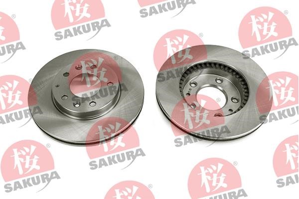 Sakura 604-30-3515 Front brake disc ventilated 604303515: Buy near me in Poland at 2407.PL - Good price!