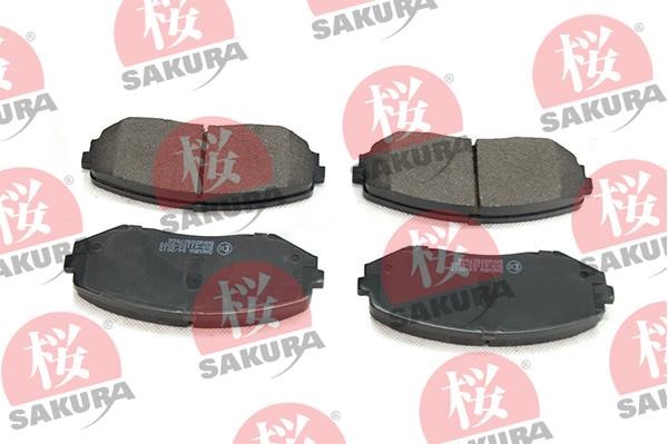 Sakura 600-80-7066 Brake Pad Set, disc brake 600807066: Buy near me in Poland at 2407.PL - Good price!