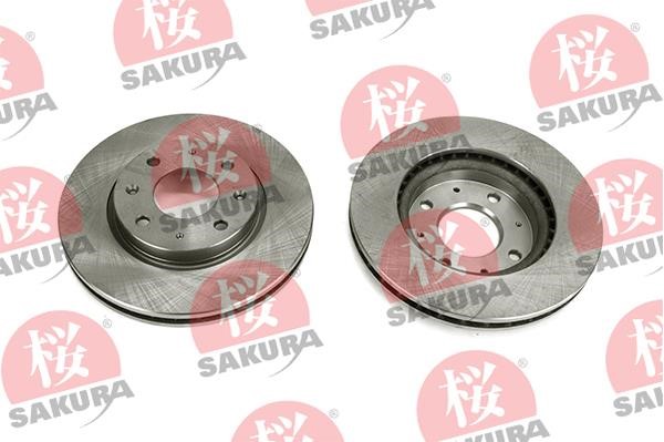 Sakura 604-03-8818 Front brake disc ventilated 604038818: Buy near me at 2407.PL in Poland at an Affordable price!