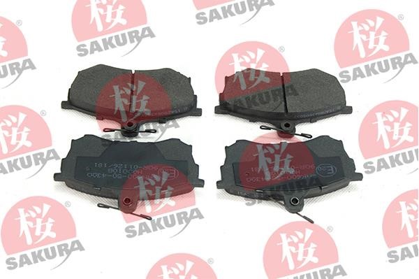 Sakura 600-50-4300 Тормозные колодки дисковые, комплект 600504300: Отличная цена - Купить в Польше на 2407.PL!