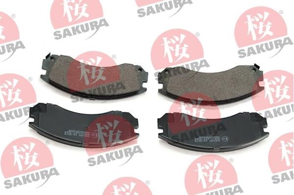 Sakura 600-50-4280 Brake Pad Set, disc brake 600504280: Buy near me in Poland at 2407.PL - Good price!