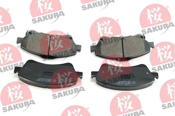 Sakura 600-10-3998 Brake Pad Set, disc brake 600103998: Buy near me in Poland at 2407.PL - Good price!